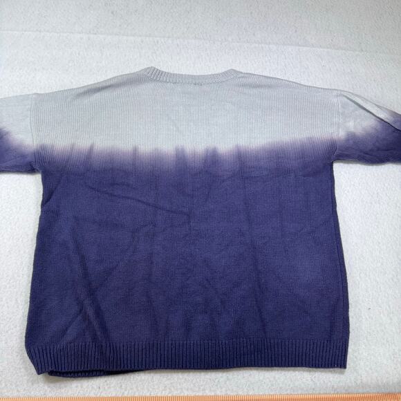 Simply Vera Wang XXL Ombre Knit Pullover Sweater Light Grey to Purple Cozy Relax - Picture 10 of 12